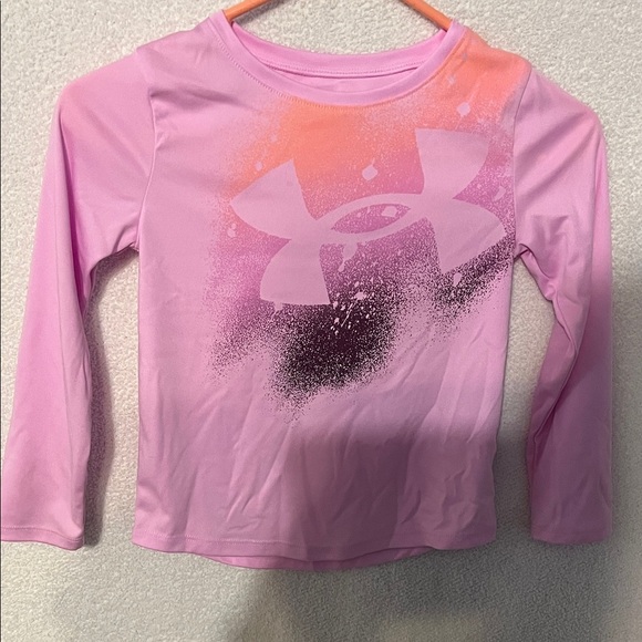 Under Armour Pink and Purple Long Sleeve Tee - Picture 1 of 3